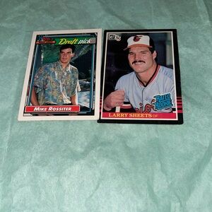 TOPPS 1️⃣9️⃣9️⃣2️⃣ DRAFT PICK/🚨🎇🎆RARE🌄DONRUSS1️⃣9️⃣8️⃣5️⃣RATED ROOKIE